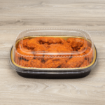 [50 sets] 72 oz Black and Gold Aluminum Pans with PET Dome Lids - Image 3