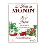 Monin Spicy Agave Sweetener - Bottle (1L) - Image 2