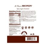 Monin Spicy Agave Sweetener - Bottle (1L) - Image 3