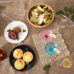 [240 ct] 7" Black Scalloped Plastic Plates | PS - Image 3