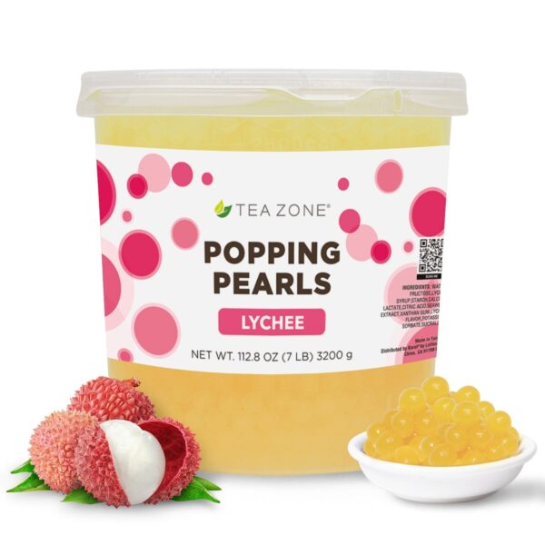 Lychee Popping Pearls - Jar (7 lbs)