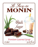 Monin Black Sugar Syrup - Bottle (1L) - Image 2