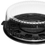 [50 sets] 12" PET Cake Display Containers with Clear Dome Lid - Image 5