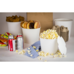 [180 sets] 85 oz Paper Food Buckets with Lids | 189 mm - Image 11