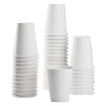 [1,000 ct] 8 oz Paper Coffee Cups | White | 80 mm - Image 9