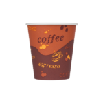 [1,000 ct] 10 oz Paper Coffee Cups | Coffee Print | 90 mm - Image 2