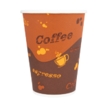 [1,000 ct] 12 oz Paper Coffee Cups | Coffee Print | 90 mm - Image 5
