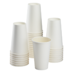 [1,000 ct] 16 oz Paper Coffee Cups | White | 90 mm - Image 2