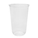 [600 ct] 24 oz Clear Plastic Cold Cups | PET | U-Shape | 98 mm - Image 2