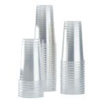 [300 ct] 32 oz Clear Plastic Cold Cups | PET | 107 mm - Image 2