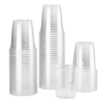 [1,000 ct] 8 oz Clear Plastic Cold Cups | PET | 78 mm - Image 6