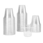 [1,000 ct] 9 oz Clear Plastic Cold Cups | PET | 92 mm - Image 2