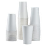 [1,000 ct] 16 oz Paper Cold Cups | 90 mm | White