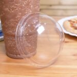 [600 ct] 32 oz Plastic Dome Cup Lids | PET | 104.5 mm - Image 9