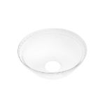 [500 ct] 32 oz Plastic Dome Cup Lids | PET | 107 mm - Image 3