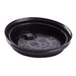 [1,000 ct] 10-24 oz Paper Coffee Cup Lids | 90 mm | Black | Flip-Top - Image 4