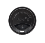 [1,000 ct] 10-24 oz Paper Coffee Cup Lids | 90 mm | Black - Image 4