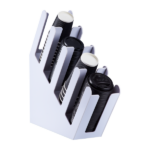 [1,000 ct] 10-24 oz Paper Coffee Cup Lids | 90 mm | Black - Image 2