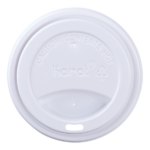 [1,000 ct] 10-24 oz Paper Coffee Cup Lids | 90 mm | White - Image 3