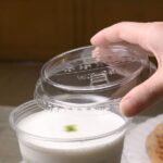 [1,000 ct] Plastic Dome Sipper Lids | PET | 98 mm | Half-Moon Flip Lid - Image 2