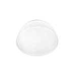 [1,000 ct] Plastic Dome Cup Lids | PET | No Hole | 98 mm