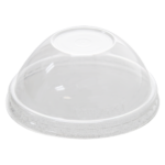 [1,000 ct] 4 oz Food Container Dome Lids | PET | 76 mm - Image 2