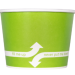 [1,000 ct] 16 oz Paper Food Containers | 112 mm | Green - Image 7