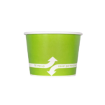 [1,000 ct] 12 oz Paper Food Containers | 100 mm | Green - Image 2