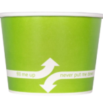 [1,000 ct] 12 oz Paper Food Containers | 100 mm | Green - Image 4
