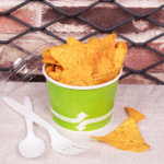 [1,000 ct] 12 oz Paper Food Containers | 100 mm | Green