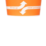 [1,000 ct] 12 oz Paper Food Containers | 100 mm | Orange - Image 5