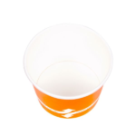[1,000 ct] 12 oz Paper Food Containers | 100 mm | Orange - Image 6
