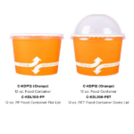 [1,000 ct] 12 oz Paper Food Containers | 100 mm | Orange - Image 10
