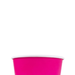 [1,000 ct] 12 oz Paper Food Containers | 100 mm | Pink - Image 3