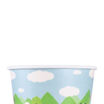 [1,000 ct] 12 oz Paper Food Containers | 100 mm | Safari Print - Image 7