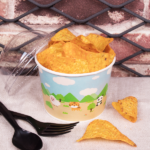 [1,000 ct] 12 oz Paper Food Containers | 100 mm | Safari Print