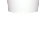 [1,000 ct] 12 oz Paper Food Containers | 100 mm | White - Image 5