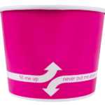 [1,000 ct] 16 oz Paper Food Containers | 112 mm | Pink - Image 4