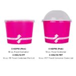 [1,000 ct] 16 oz Paper Food Containers | 112 mm | Pink - Image 10
