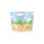 [1,000 ct] 16 oz Paper Food Containers | 112 mm | Safari Print - Image 2