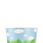 [1,000 ct] 16 oz Paper Food Containers | 112 mm | Safari Print - Image 3