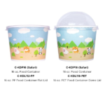 [1,000 ct] 16 oz Paper Food Containers | 112 mm | Safari Print - Image 10