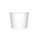 [1,000 ct] 16 oz Paper Food Containers | 112 mm | White - Image 9