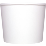[1,000 ct] 16 oz Paper Food Containers | 112 mm | White - Image 11