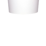 [1,000 ct] 16 oz Paper Food Containers | 112 mm | White - Image 2