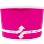 [600 ct] 20 oz Paper Food Containers | 127 mm | Pink - Image 2