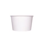 [600 ct] 28 oz Paper Food Containers | 142 mm | White - Image 5