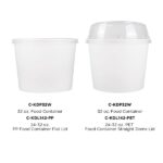 [600 ct] 32 oz Paper Food Containers | 142 mm | White - Image 9