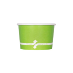 [1,000 ct] 4 oz Paper Food Containers | 76 mm | Green - Image 7