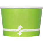[1,000 ct] 4 oz Paper Food Containers | 76 mm | Green - Image 9